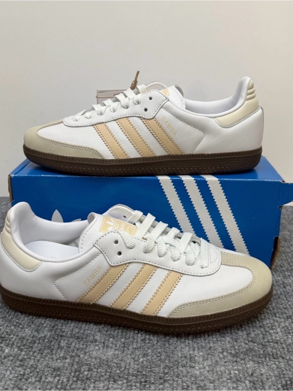 adidas Samba OG White Sand Strata JH7300 women size 10